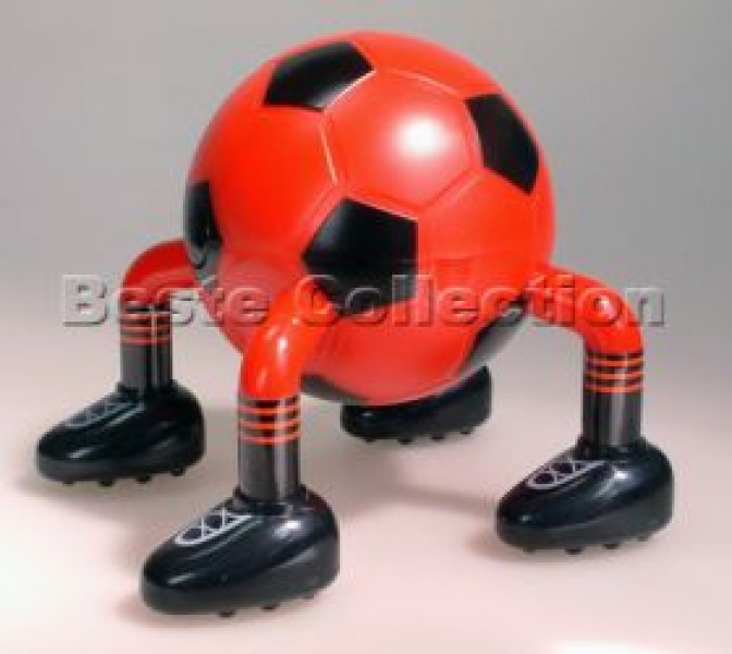 Massage Fussball Schwarz / Rot